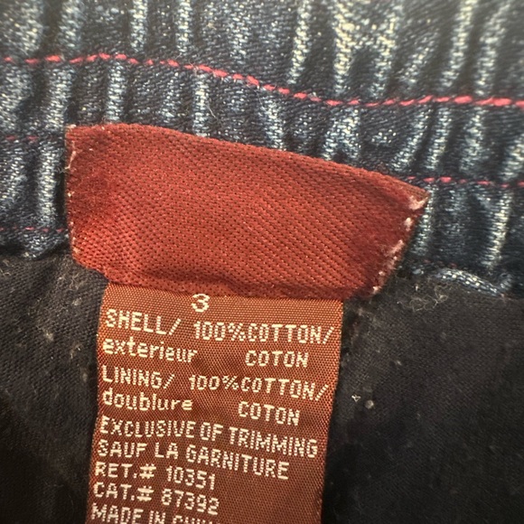 3/20$ Toddler denim skirt with hearts size 3 - Picture 5 of 6